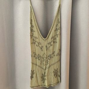 free people beaded tank top